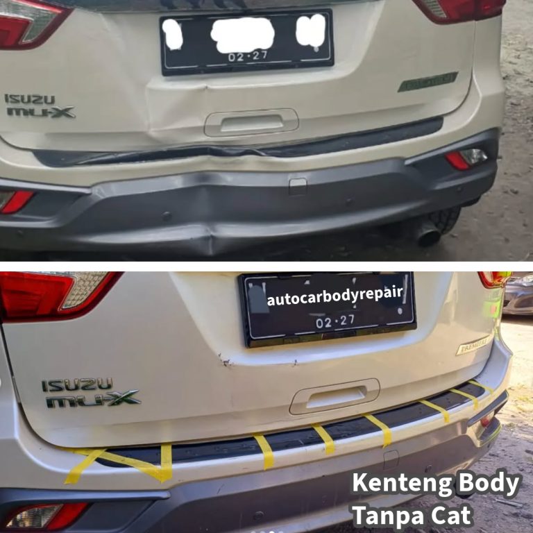 Kenteng bodi tanpa cat
