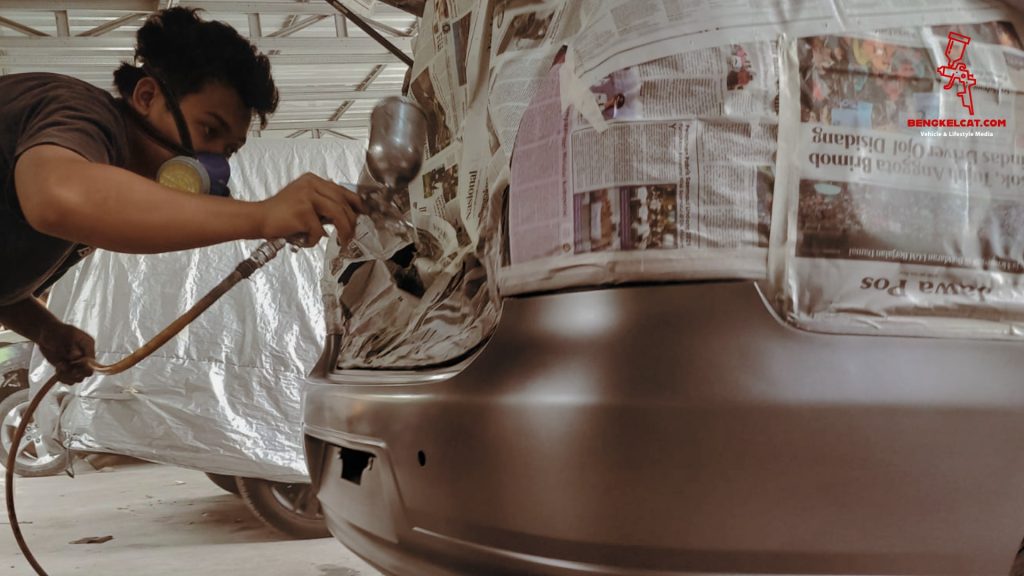 cara mengecat mobil sendiri